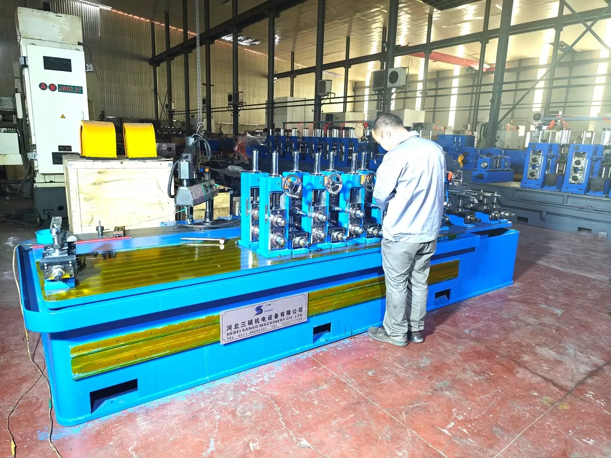 The Flux-Cored Welding Wire production line is being assemblied